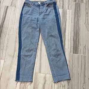 SOLD ON DIFFERENT APPTwo toned mom jeans